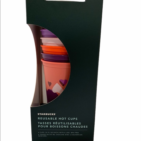Starbucks Other - Starbucks reusable cups set of 6 NEW